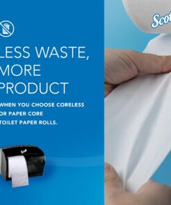Scott Essential Double Roll Coreless Toilet Paper Dispenser (09604), Black 15 81RfDSxBcHL