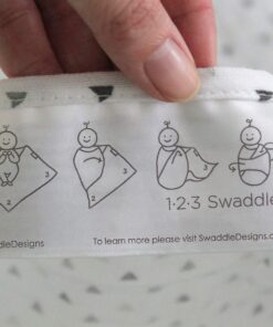Alternative view of SwaddleDesigns Marquisette Swaddling Blanket, Premium Cotton Muslin, Elephant and Pastel Yellow Chickies