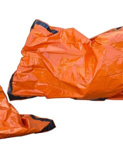 SE Survivor Series Orange Emergency Sleeping Bags with Drawstring Carrying Bags (2-Pack) - EB122OR-2 12 81Rfw XPWQL