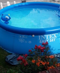 Intex 15ft X 48in Easy Set Pool Set with Filter Pump, Ladder, Ground Cloth & Pool Cover 15 81Rfx2IXGWL