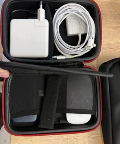 Smatree Hard Case Compatible for Apple14&16inch MacBook Pro's Pencil,Magic Mouse,Magsafe Power Adapter,BeatsX, Monster Magnetic Charging Cable,Travel MacBook Pro Accessories Organizer Bag,Black Black 69 81Rg6v55qaL 1