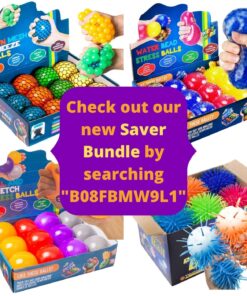 Alternative view of Quality & Durable Mesh Squishy Balls with Exclusive Sewn Mesh! (Multi, 12 Pack)