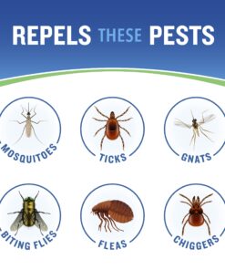 Cutter Skinsations Insect Repellent, Repels Mosquitos, Ticks, Gnats, Fleas, 7% DEET, 2 pack, 6 fl Ounce (Pump Spray) 6 Fl Oz (Pack of 2) 15 81Rgan2uh4L
