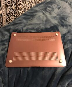 IBENZER Compatible with Old Version MacBook Air 13 Inch Case (2017-2010 Release), Models: A1466/A1369, Plastic Hard Shell Case with Keyboard & Screen Cover for Mac Air 13, Rose Gold, A13MPK+2 For Macbook Air 13'' A1466/A1369 37 81Rgj5o4akL