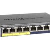 NETGEAR 8-Port PoE Gigabit Ethernet Plus Switch (GS108PEv3) - Managed, with 4 x PoE @ 53W, Desktop or Wall Mount, and Limited Lifetime Protection 8 port | 4xPoE 53W, Managed