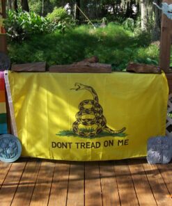 Anley Fly Breeze 3x5 Foot Don't Tread On Me Flag - Vivid Color and Fade proof - Canvas Header and Double Stitched - Flags Polyester with Brass Grommets 3 X 5 Ft Polyester - 3 x 5Ft 24 81RiEJs5HqL
