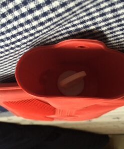 Classic Red Rubber Hot Water Bottle, Hot Compress, Pain Relief from Headaches, Cramps, Arthritis, Back Pain, Sore Muscles, Injuries - 2 Quart Capacity 23 81RjgafPCfL