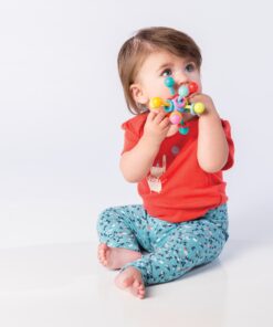 Manhattan Toy Atom Rattle & Teether Grasping Activity Baby Toy 15 81Rjne9UOjL