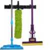iSKYS Wall Mounted Broom and Mop Holder Organizer, 4 Position with 2 Hooks Garage Storage Holder for Various Tools 2 81RkBRTp1oL