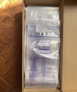 Lansinoh Breastmilk Storage Bags, 200 Count Value Pack, Easy to Use Milk Storage Bags for Breastfeeding, Presterilized, Hygienically Doubled-Sealed, for Refrigeration and Freezing, 6 Ounce 200.0 34 81RkfMc1wxL