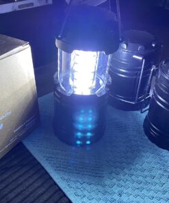 Etekcity Camping Lantern for Emergency Light Hurricane Supplies, Accessories Gear Tent Lights, Lanterns Battery Powered LED for Power Outages, Survival Kits, Operated Lamp, 4 Pack,Black 35 81RlB4ILIgL