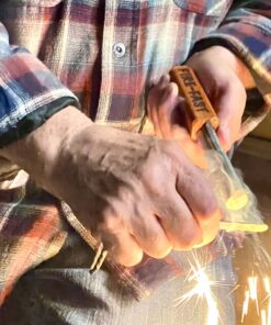 Fire-Fast Trekker. Best Emergency Waterproof Survival Fire Starter. Magnesium and Euro Fire Steel Ferro Rod. Compact Durable Tool for Bushcraft, Camping, Backpacking, Hiking, Hunting, or Bug Out Bag 1 Pack 28 81Rld3Tk4AL