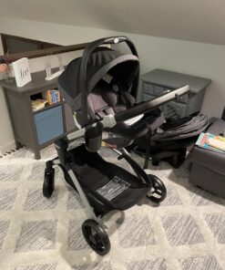 Graco Modes Nest Travel System, Includes Baby Stroller with Height Adjustable Reversible Seat, Pram Mode, Lightweight Aluminum Frame and SnugRide 35 Lite Elite Infant Car Seat, Sullivan Modes Nest w/ Height-Adjustable Seat 36 81RmACWD6rL