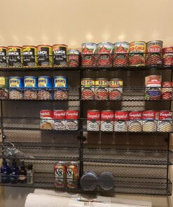 Spice Rack Organizer – Space Saving Wall Mount 5-Tier Wire Shelves for Pantry or Cabinets – Kitchen Organization and Storage by Home-Complete (Black) 37 81RmCjQ46sL