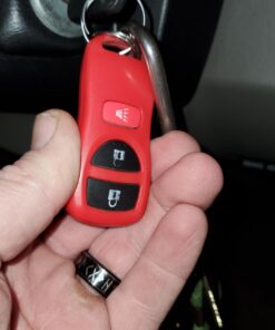 KeylessOption Keyless Entry Remote Control Car Key Fob Replacement for KBRASTU15, CWTWB1U733-Red (Pack of 2) Red 18 81RmQGYDmDL