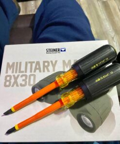 IDEAL Electrical 35-9305 Insulated Screwdriver Set (2 Piece) Orange, 4 in. Shaft Screwdrivers with Cushion-Grip Handles. Electrician Tool Kits Combo Pack 28 81RnDjsDvtL