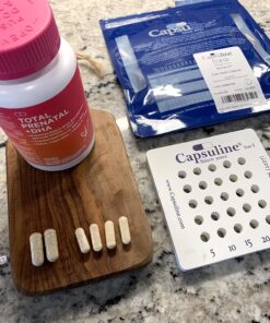 Pink Stork Total Prenatal Vitamins with DHA, Folate, Iron, Choline, and Vitamin B12. Prenatals for Women to Support Fetal Development, Pregnancy Must Haves - 60 Capsules, 1 Month Supply 30 81Rni5jeBUL