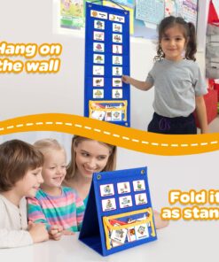 Torlam Visual Schedule for Kids Chore Chart, Morning Bedtime Routine Chart for Toddlers, Responsibility Daily Schedule Board Communication Cards Autism Learning Materials for Home School, 86 Cards 37 81RoDTDvUKL