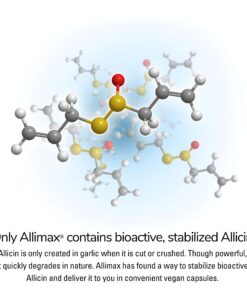 Allimax Pro 450mg 100 Vegicaps. Allicin Garlic Supplement to Support Your Body’s Immune Function. With Stabilized Allicin Extracted from Clean & Sustainable Spanish Grown Garlic. Professional Strength 18 81RoQjA1qCL