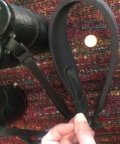 OP/TECH USA E-Z Comfort Strap (Black) - Neoprene Neck Strap for Cameras and Binoculars, 2701252 Black Strap Steel 24 81RqK2DFr7L