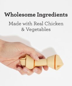 DreamBone Small Chews, Treat Your Dog to a Chew Made with Real Meat and Vegetables 14 81RrxifykL