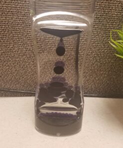 PowerTRC Liquid Motion Bubbler (Black Purple), Bubbler Timer for Kids and Adults, Relaxing and Calming Black Purple 11 81Rs1KOtABL