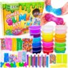 Ultimate Slime Kit for Girls 10-12 | Perfect Toys for Girls 7-12 Years Old | Complete DIY Slime Making Kit for Kids and Boys | Christmas Party Favors 43 81RsHQNBTSL