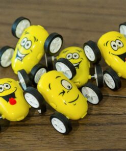 Toyrifik Friction Small Emoticon Stunt Toy Cars- Bulk 12 pack (1 Dozen) Party Favors, Goodie Bag Stuffers, Prize, For Kids and Toddlers 10 81RudgvAU2L