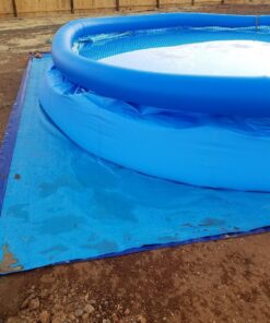 Intex 26175EH Easy Set 18 Feet by 48 Inch Round Inflatable Outdoor Backyard Above Ground Swimming Pool Set with Cover, Ladder, and Filter, Blue 18FT x 48IN 53 81RwLAv LaL