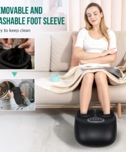 Snailax Foot Massager with Heat,Kneading,Compression,Vibration, Shiatsu Feet Massager Machine for Plantar Fasciitis,Neuropathy Pain, Foot Warmer,Gifts for Women,Men,Size 12 Foot Massager SL-527 26 81RwZI6vtyL