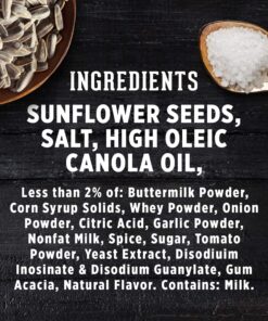 DAVID Roasted and Salted Ranch Sunflower Seeds, 1.625 oz, 12 Pack 21 81Ry0dcf0sL