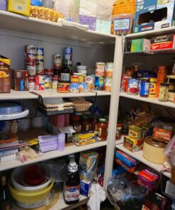 Deco Brothers Stackable Cabinet Shelf Organizer, 2 Pack, Chrome 34 81RylUNWaBL