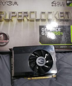 EVGA GeForce 04G-P4-6253-KR, GTX 1050 Ti SC GAMING, 4GB GDDR5, DX12 OSD Support (PXOC) Graphics Card SC (Single Fan) 39 81RzqFYjB0L