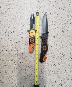 TAC-FORCE Spring Assisted Opening EMT EMS ORANGE Rescue Folding Pocket Knife 26 81S2O4Az6VL