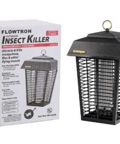 Flowtron Bug Zapper, 1 Acre of Outdoor Coverage with Powerful 40W Bulb & 5600V Instant Killing Grid, Electric Insect, Fly & Mosquito Zapper, Made in The USA 24 81S3bRTKpS