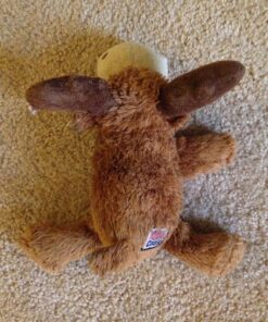 KONG Cozie Marvin Moose, Indoor Cuddle Squeaky Plush Dog Toy for Medium Dogs, Brown, 1 21 81S3bTlIfqL