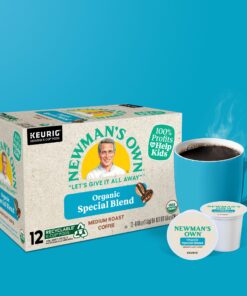 Newman's Own Organics Keurig Single-Serve K-Cup Pods Newman's Special Blend Medium Roast Coffee, 72 Count 12 Count (Pack of 6) 27 81S3tulcmJL