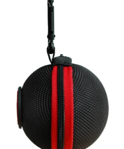 Ballsak Sport - Red/Black - Clip-on Cue Ball Case, Cue Ball Bag for Attaching Cue Balls, Pool Balls, Billiard Balls, Training Balls to Your Cue Stick Bag Extra Strong Strap Design!** 13 81S4B5N8HiL
