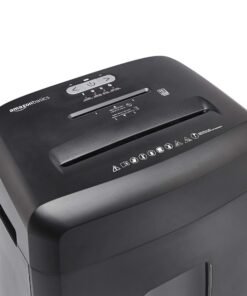 Amazon Basics 15 Sheet - New model Cross Cut Paper and Credit Card CD Shredder With 6 Gallon Bin, Black 38 81S4GO1ToXL