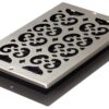 Decor Grates SP610W-NKL Scroll Steel Plated Wall/Ceiling Register, 6 x 10-Inch, 6 x 10 Inch, Brushed Nickel 63 81S6u92DOXL