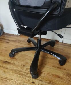 Space Seating 75 Series Air Grid Big and Tall Deluxe Ergonomic Office Chair with Thick Padded Seat and 400 lb. Limit, Black Double Air Grid 35 81S7N0jRBL