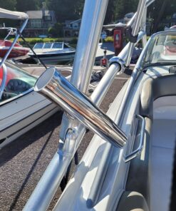 Amarine Made (2x) Stainless Tournament Style Clamp on Fishing Rod Holder for Rails 1-1/4" to 2" 36 81S7WTI1EL