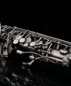 GLORY Engraved Flower Design High Grade Antique Finish Series PR4, E Flat Alto Saxophone with 11reeds,8 Pads Cushions,case,carekit 28 81S7ag5mOnL