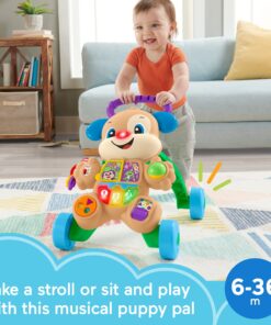 Fisher-Price Laugh & Learn Baby & Toddler Toy Smart Stages Learn With Puppy Walker, Educational Music Lights And Activities 16 81S7p7yI6yL