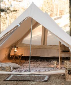 S'more Canvas Glamping Tent, 4 Season Family Camping Tent for 3/4/6 Person, Waterproof, Windproof, and Weather Resistant Tent for Family Glamping, Car Camping, Outdoor Party Cabin Tent(6.9ft x 8.5ft x 4.9ft) 30 81S8ygDc OL