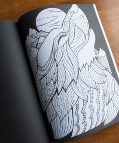 Adult Coloring Book: Midnight Edition: 29 Animal Designs for Stress Relief (Unibul Press Coloring Books) Paperback 35 81SATItPeIL