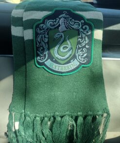 Harry Potter Slytherin Patch Knit Scarf, OSFM, Green 13 81SBT94t1kL