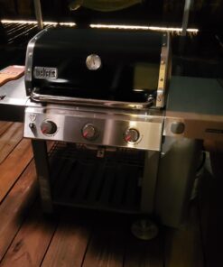 Kingkong Gas Grill Cover 7553 | 7107 Cover for Weber Genesis E and S Series Gas Grills Includes Grill Brush, Tongs and Thermometer 45 81SCAnjAVDL