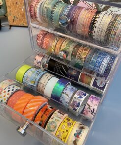 iDesign Plastic Divided 3-Drawer Vanity & Countertop Organizer – 7" x 6.5" x 6.5”, Clear 3 Drawer 42 81SCVKVL 1