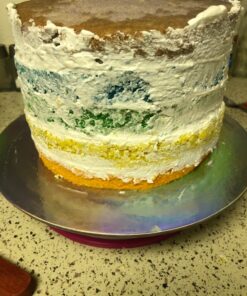 Bekith 4 Pack 9" Round Silicone Cake Pans - Silicone Molds for Baking, Quick Release Baking Pans for Layer Cake, Cheese Cake, Rainbow Cake and Chiffon Cake 39 81SCpgkt9OL